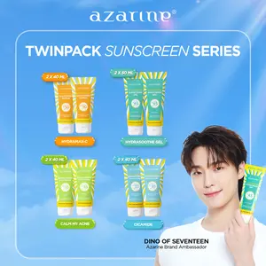 (2PCS) Azarine Twin Pack All sunscreen Series Sunscreen All Skin Type Kulit Berminyak Kering Berjerawat Gel Spray
