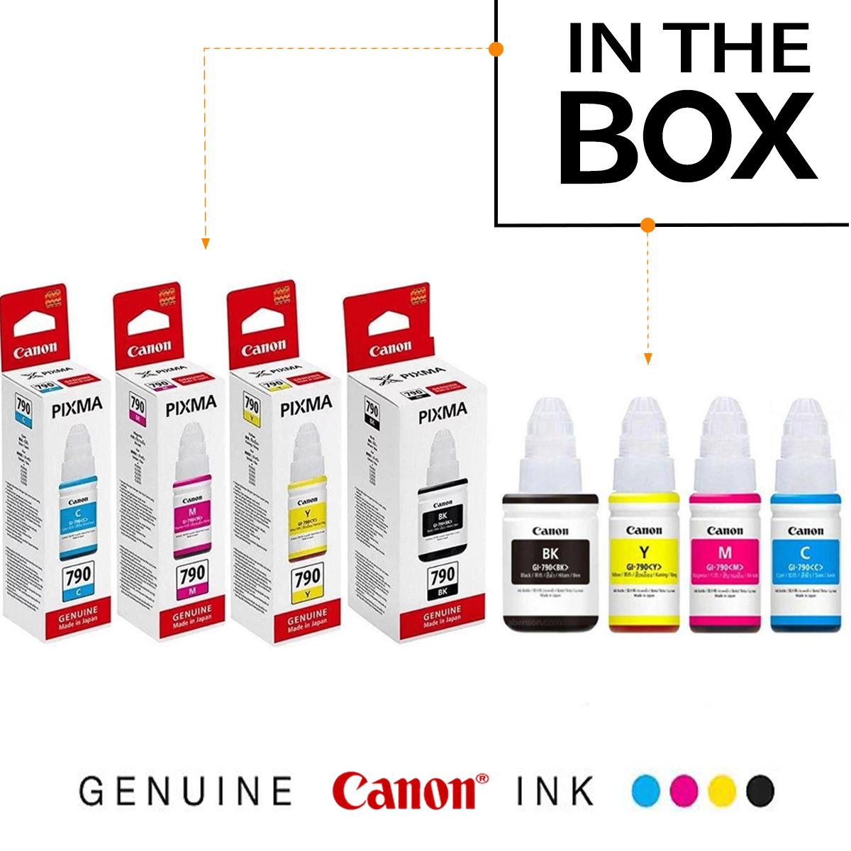 Canon หมึก GI-790 ของแท้  790 Ink 135ml Black Toner สำหรับ HP Canon G1010 G2010 G3010  G2020 G4010 G