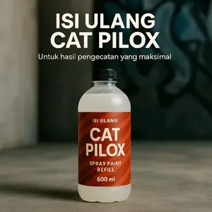 CAT PILOX ISI ULANG REFFIL BOTOL BIASA CAT SEMPROT 600ML ORIGINAL Car Paint