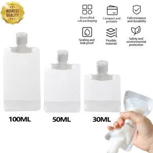 Botol Refill Tempat Sabun Cair Travel Pouch Fliptop Travel Organizer