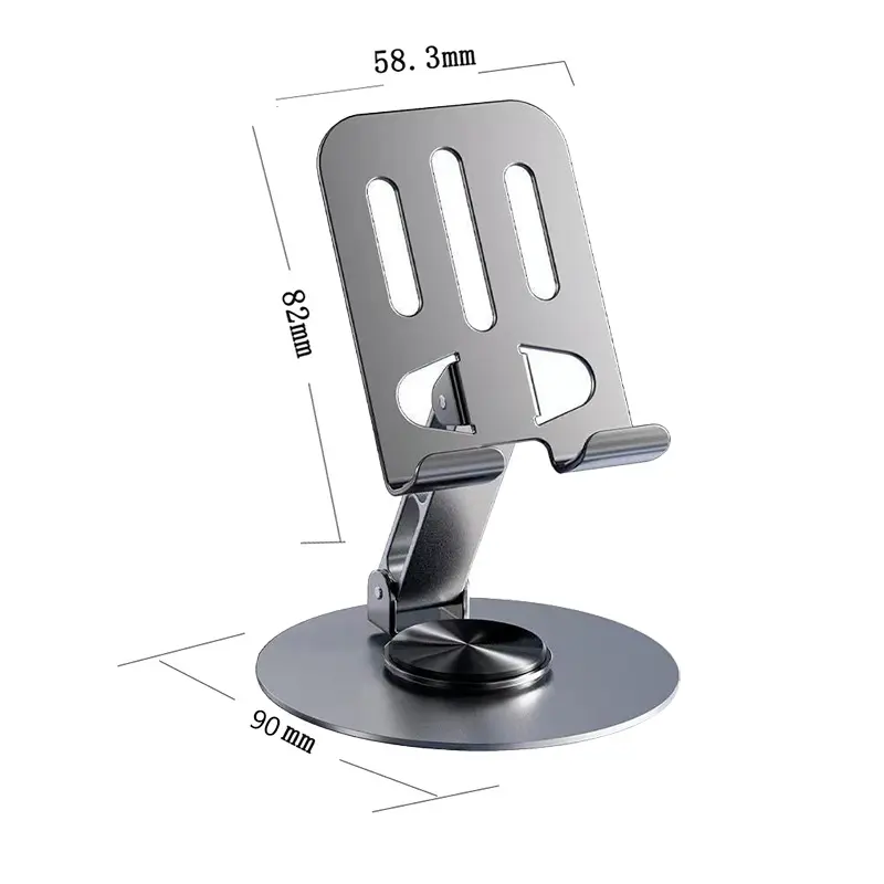Full Metal Holder Phone Stand Holder 360° Rotatable Foldable Tablet Holder Stand 8