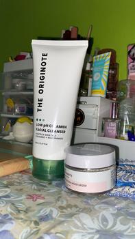 Product Review of The Originote Bundle 2pcs Cicamide Facial Cleanser 150ml dan Hyalucera Moisturizer Membersihkan Wajah from 𝓇**𝒶 1