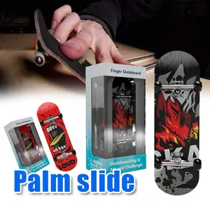 Wooden Finger Skateboard Maple Wood Dengan bantalan anti Mini Fingerboard Jari Mainan Anak Finger Toys