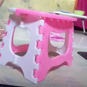 Kursi Mini Lipat Portable Praktis Kursi Anak anak Plastik Tebal Unik Murah