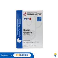 Gambar AUTOCHECK BLOOD GLUCOSE TEST STRIP BOX 25 PCS dari Apotek Prima Bogor by GoApotik Kota Bogor 2 Tokopedia