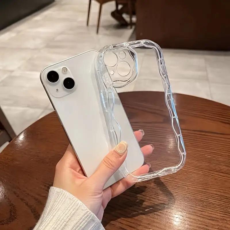 Transparent Shockproof Mobile Phone Case Protective Cover,Soft TPU Simple, Stylish And Lightweigh For iPH*NE XR X XS 6G 6+ 7 8G 7+ 8+ 11 12 13 14 15 PRO PLUS PROMAX 3