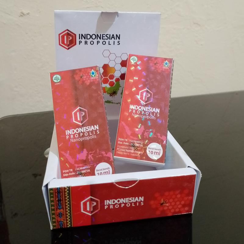 Indonesian Propolis Basu Nanopropolis BPOM Original 100% Asli - 1 Box isi 2 Botol BPOM 2