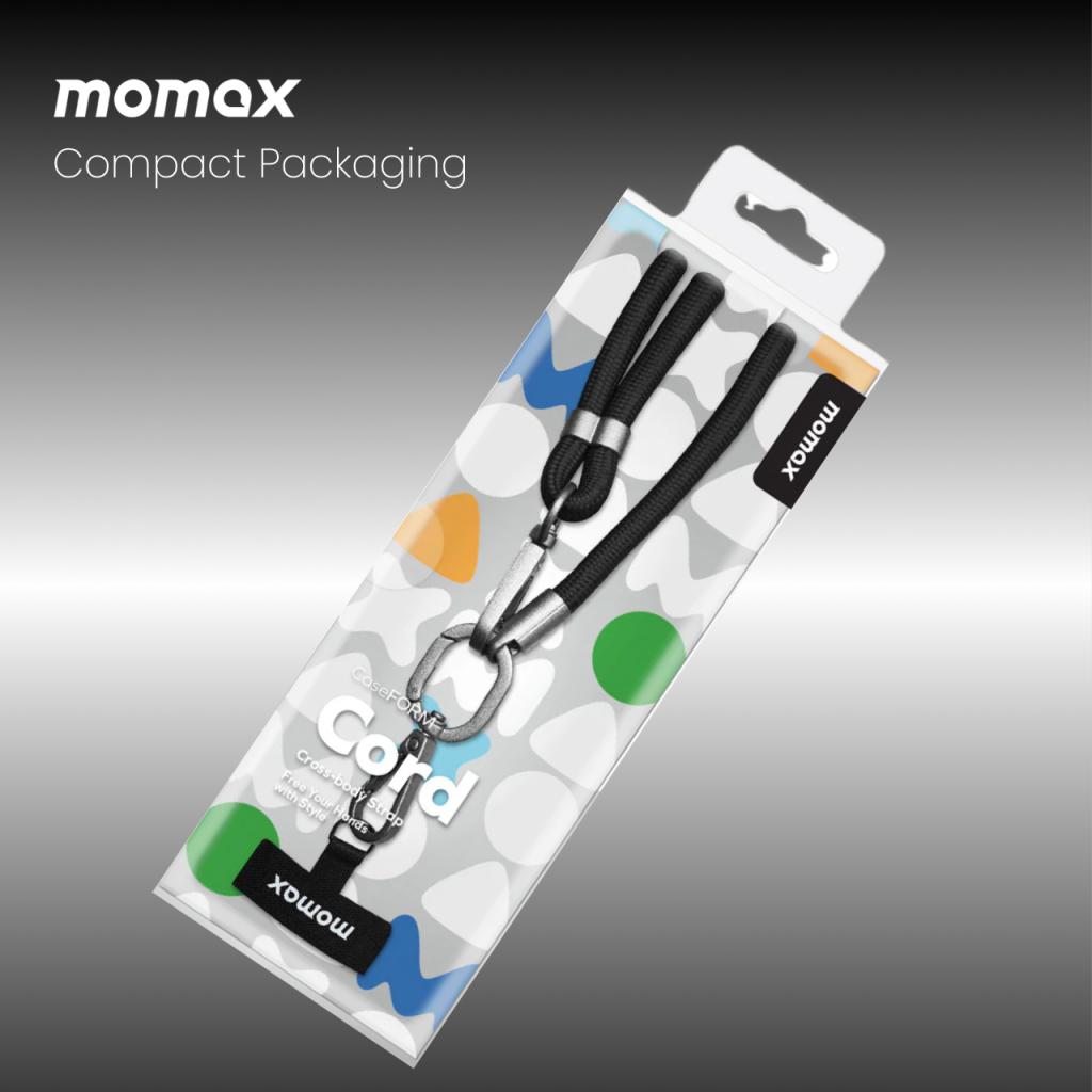 Momax Lanyard Body Strap - Black SR39D-1
