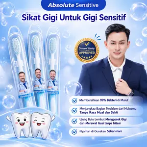 Sikat Gigi Menghilangkan Karang Gigi / Melindungi Gusi yang Rapuh / Sikat gigi berbulu lembut / Gusi Sensitif / Perawatan Gigi