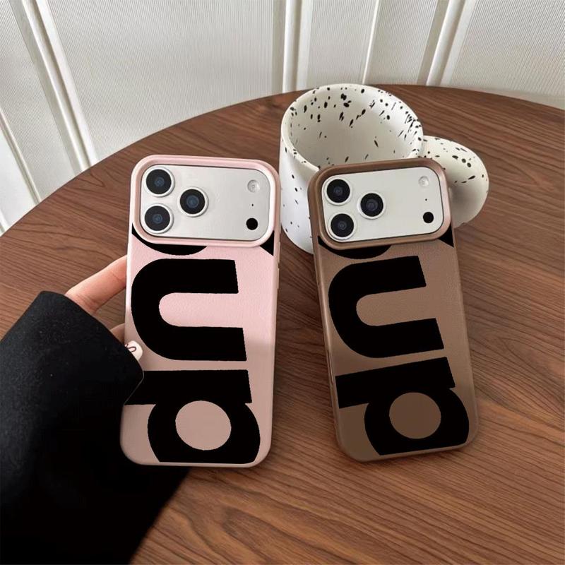 Chữ in đậm ngược phù hợp với ốp lưng iPhone17/16/15 14/12/X/8/17pro/17promax phong cách hot 16 sáng tạo 16plus nổi tiếng 16pro