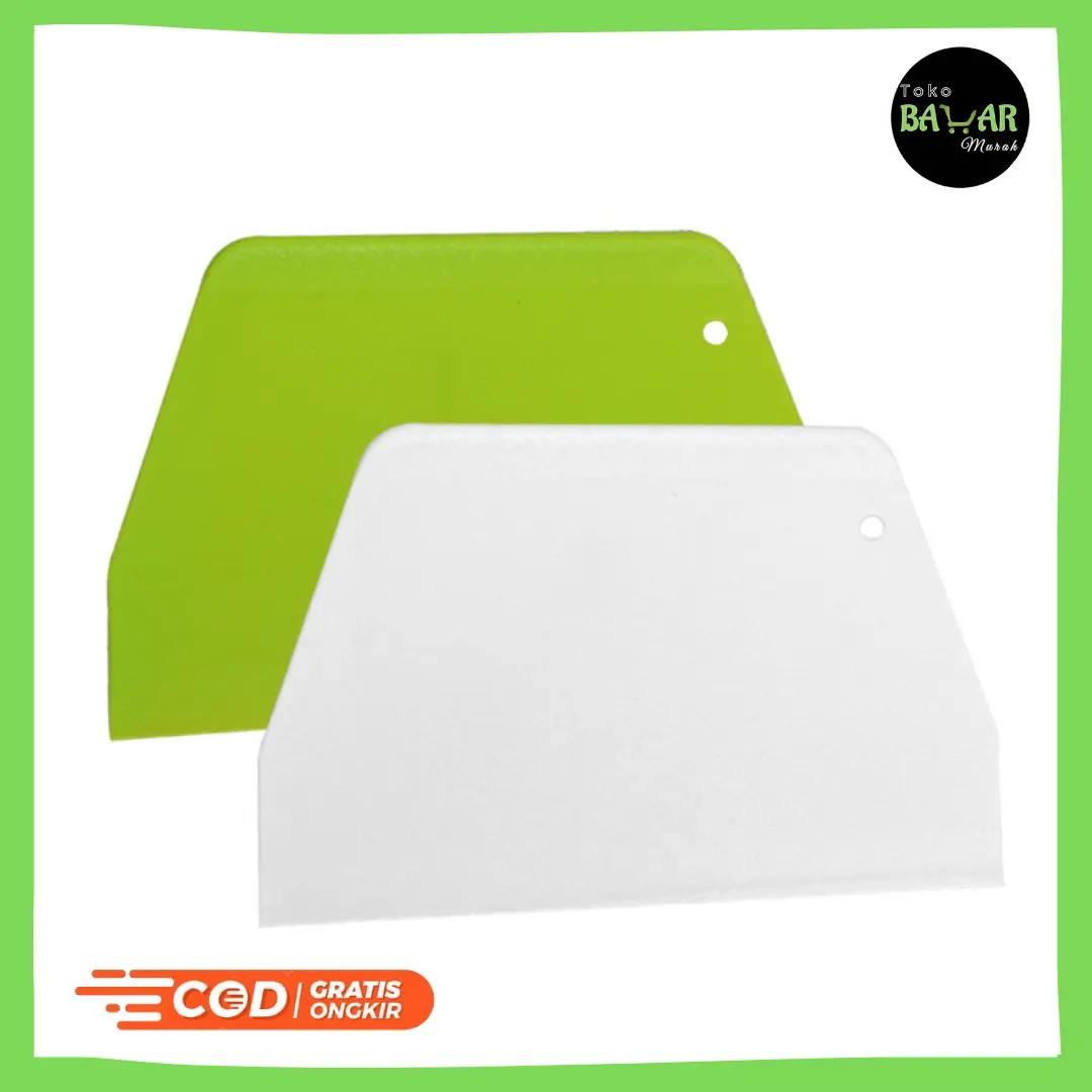 Scraper Premium Jumbo Tebal / Scraper Plastik Jumbo Tebal / Alat Pemotong Adonan Kue