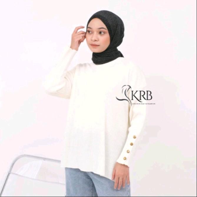 KRB | Outer Inara Kancing | Rajut | Knitwear | Oversize | Sweater Rajut Wanita | 4