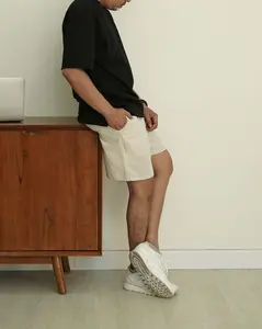 Bonilo -  Celana Pedek Linen Pria Dewasa Boardshort Celana Pendek Pantai Linen Katun Casual Nyaman Lembut