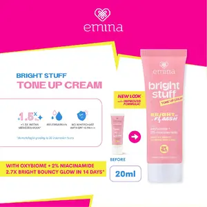 CREAM 20 ML	NEW! Emina Bright Stuff Moisturizing Cream 20 ml - Pelembab Wajah Mencerahkan