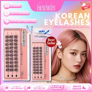 Bulu Mata Palsu Premium Natural Ringan Sangat lentik Mudah Digunakan Tahan 24 Jam