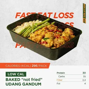 FAST FAT LOSS (9 Meals) *Under 300kcal/pack Low Calories Healthy Prep Meal Catering 4