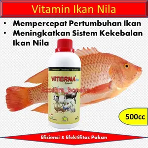 Vitamin Benih Ikan Nila Cepat Besar 500cc / Vitamin Penggemuk Ikan - VIRAL -