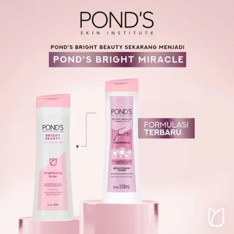PONDS BRIGHT MIRACLE ULTIMATE CLARITY BRIGHTENING TONER 150ML
