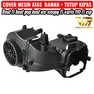 cover mesin atas bawah beat fi esp beat pop beat eco scoopy fi esp vario 110 fi esp dan tutup kipas berkualitas