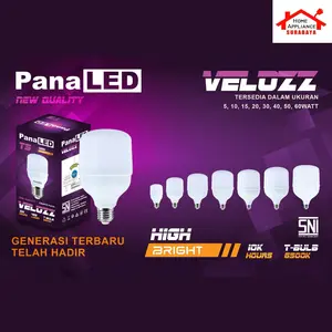 PanaLED Capsule Lampu LED T-Bulb Velozz 6500K 5 10 15 20 30 Watt / 5W 10W 15W 20W 30W