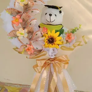 Boneka Wisuda Teddy Bear Mini Generation 2025 Happy Graduation Hadiah Unik untuk Wisudawan