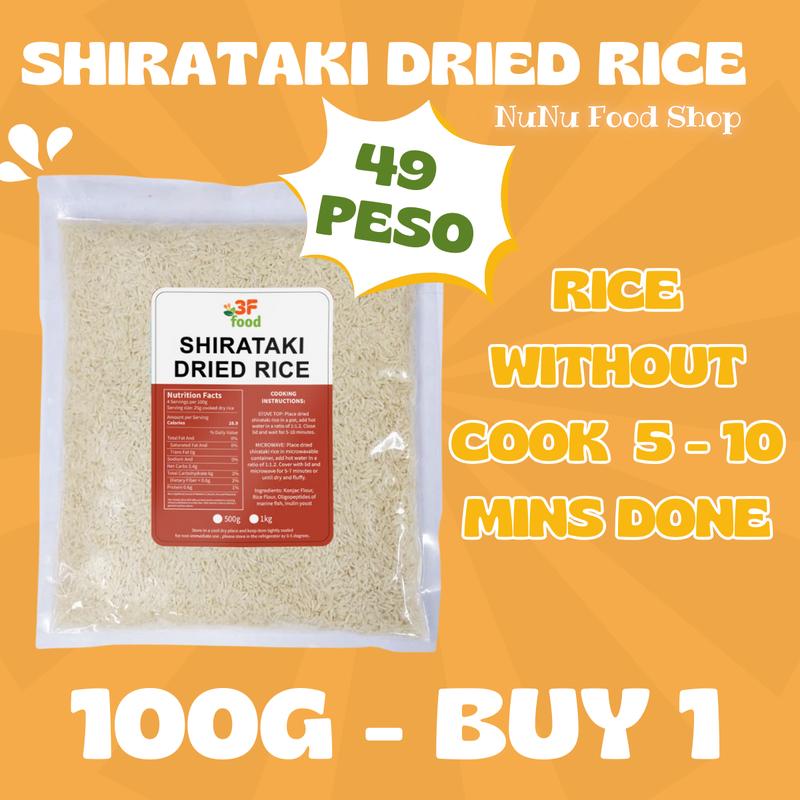 [SUPER SALE] Dry / Dried Shirataki Rice 500g 1kg skinny rice - TikTok ...