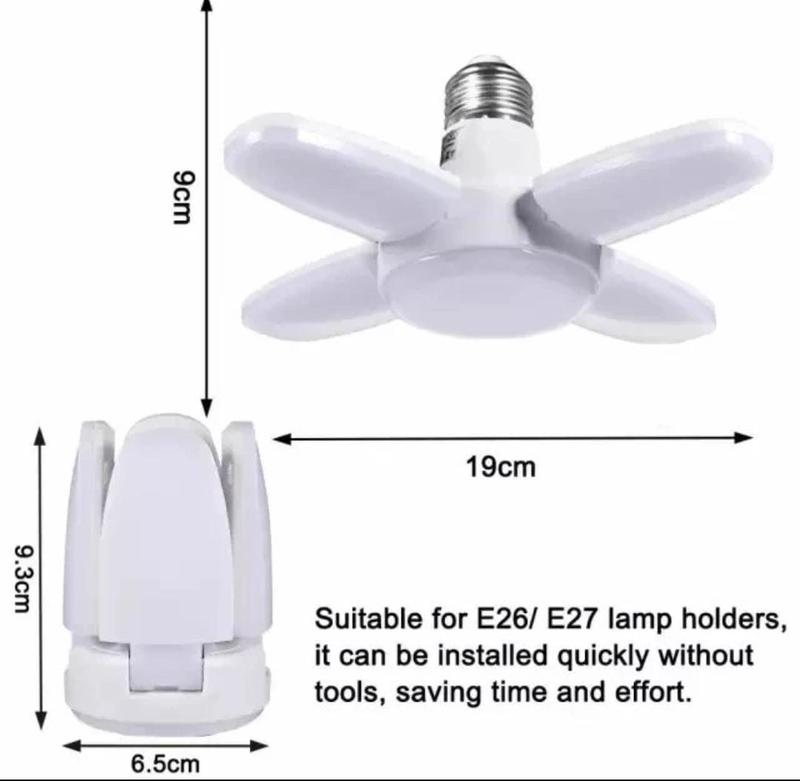 LAMPU LED BLUDE MOTIF BALING  KIPAS ANGIN 28 W 4