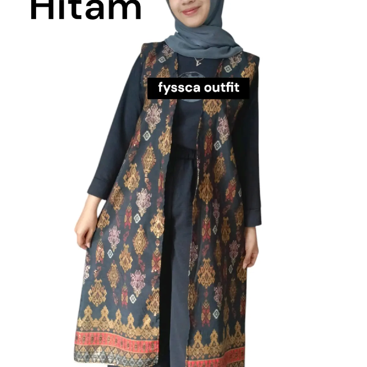 outer batik / cardigan batik / Kardigan Panjang