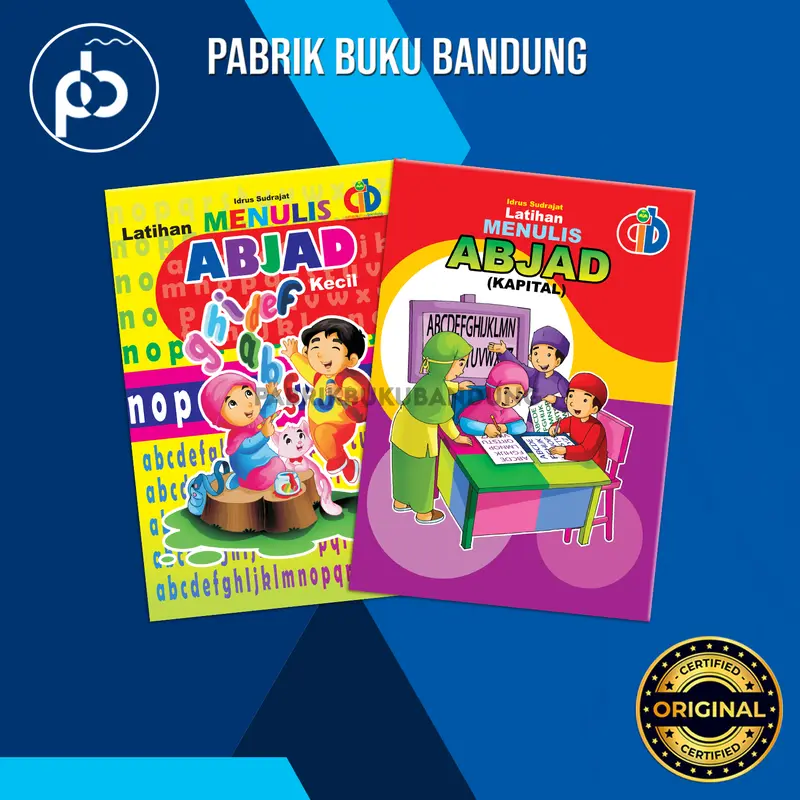 Latihan Menulis Abjad Kecil / Kapital | Penerbit Cahaya Ilmu Bandung