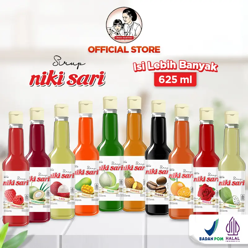 Sirup Nikisari isi 625 ml Botol Plastik PET 5