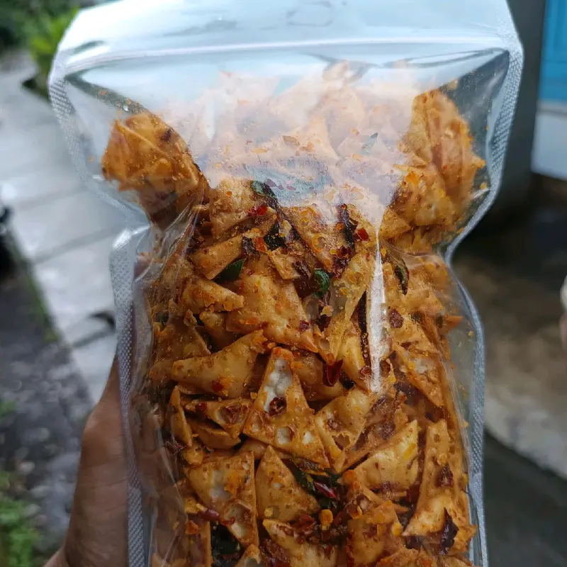 pangsit goreng cikruh / pangsit cikruh daun jeruk / pangsit pedas 2
