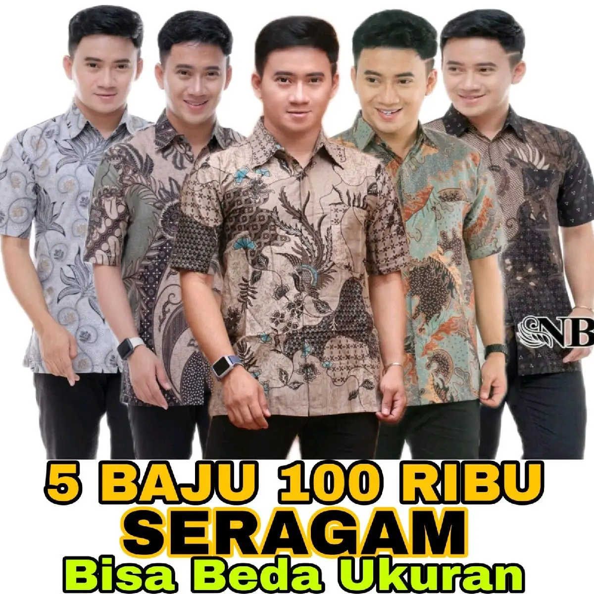 PROMO KHUSUS SERAGAM 100RB 5 PCS.1 KALI KLIK 5PCS yang di dptkan(PROMO HARGA PAKET ) BAJU DEWASA M L XL  PROMO KEMEJA LENGAN PENDEK