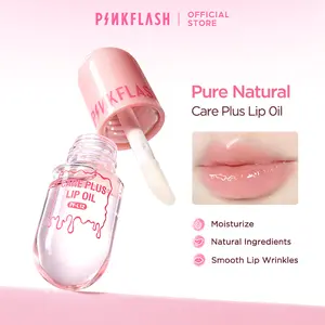 [Pinky] PINKFLASH Natural Lip Oil Lip Balm Lip Gloss Moisturize Repair Nourish Waterproof Multi-uses L12