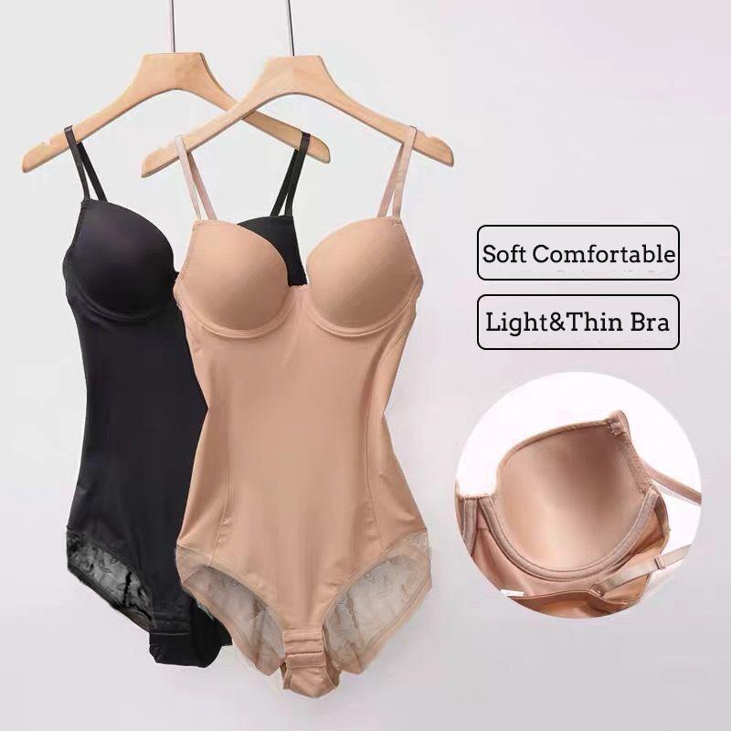 Đồ Định Hình Ren, Với Áo Ngực, Làm Săn Chắc Toàn Thân, Đồ Định Hình Bodysuit, Làm Thon Gọn Bụng, Đồ Định Hình Đầy Đủ, Dành Cho Phụ Nữ, Kiểu Áo Ngực Miễn Phí