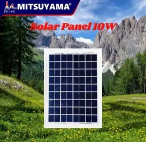 Mitsuyama Panel Surya 10WP Poly Crystalline Power Filter Papan Surya 10W dengan Filter
