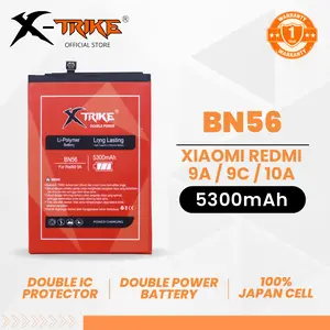 X - TRIKE Baterai BN56 untuk Xiaomi Redmi 9A - 9C - 10A - A1 - A1 Plus - A2 Plus Double Power Battery