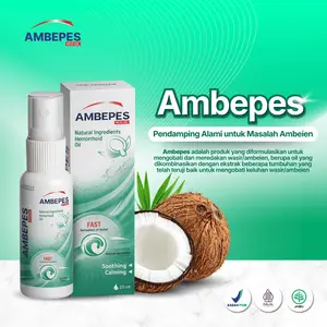 AMBEPES herbal | Minyak Herbal Alami  untuk membantu kempeskan Benjolan Ambeien
