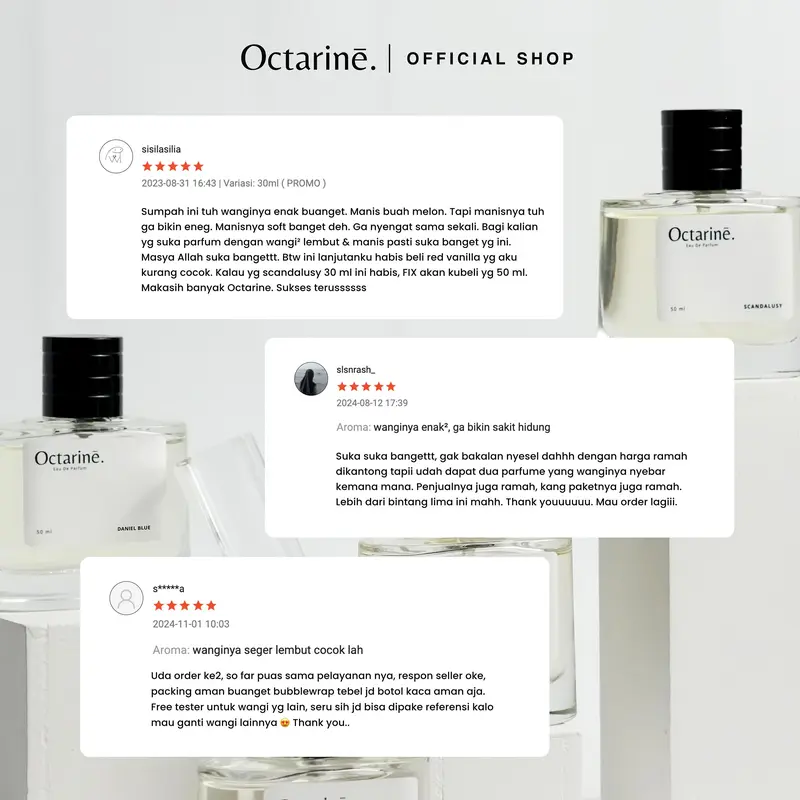 Octarine - SCANDALUSY Parfum Aroma Lembut Manis Elegant Sexy Parfum Tahan Lama 3