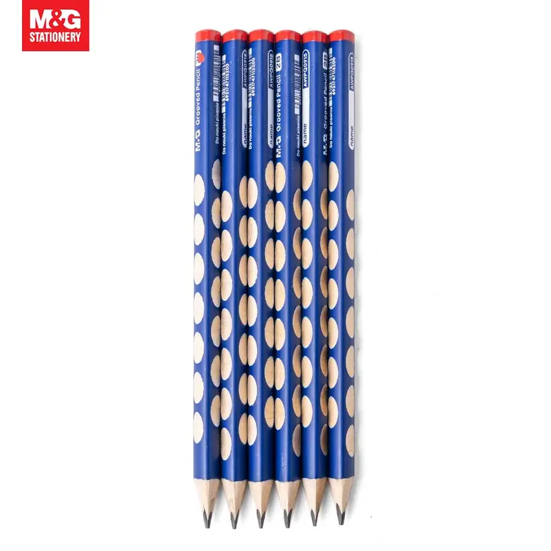 [Pensil 2B Jumbo] M&G jumbo grooved Pencil triangle Easy Start Ergonomic Hole Design 2B 6