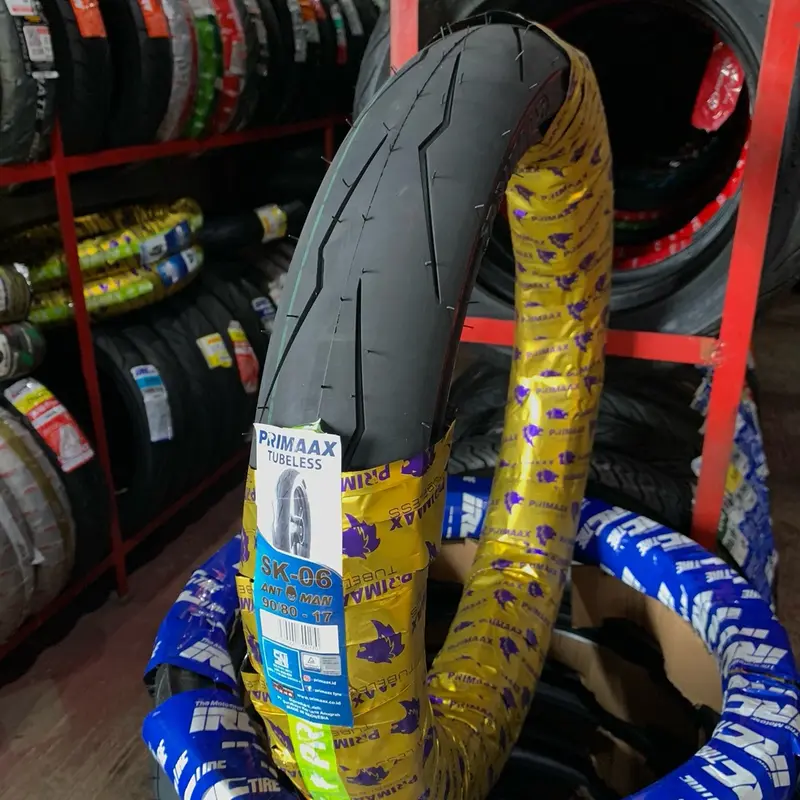 PRIMAAX SK06 90/80-17 80/80-17 70/90-17 80/80-14 90/80-14 100/80-14 Tubeles copy pirelli super corsa  ban donat primaax sk06 ban harian tubeles ban matic 2