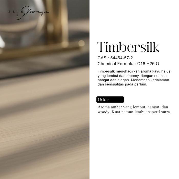 Gambar Timbersilk - Aroma Ingredients Bahan Parfum - Perfumery Ingredient Raw Material - 5gr dari Elie Moise Official Kota Tangerang Tokopedia