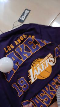 Product Review of Zertico Kaos Distro LAKERS 1947 UNGU Pria Wanita Cotton Combed 30s from H**2 0