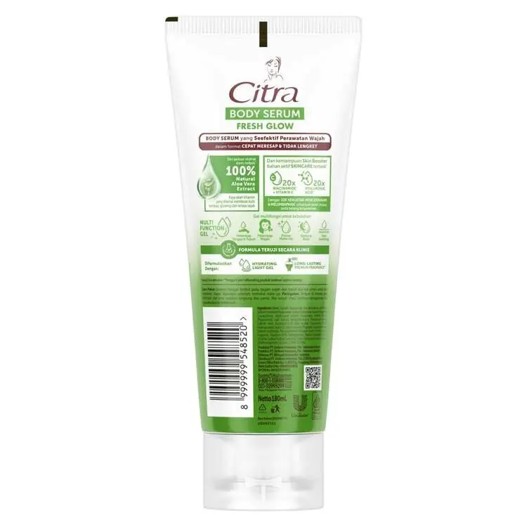 CITRA Aloe Vera Multifunction Gel 180ml Citra Body Serum Fresh Glow 3