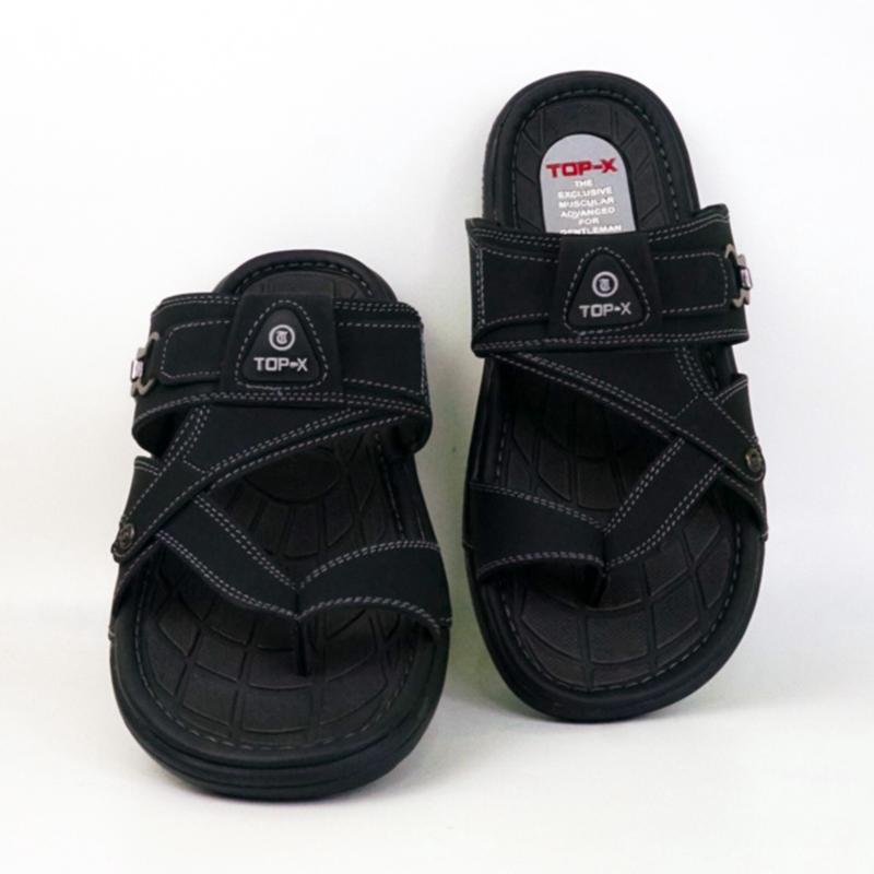 Sandal Pria Sandal Jepit Slop Pria Kulit Premium Sendal Cowok Dewasa Import Terlaris 2024 8