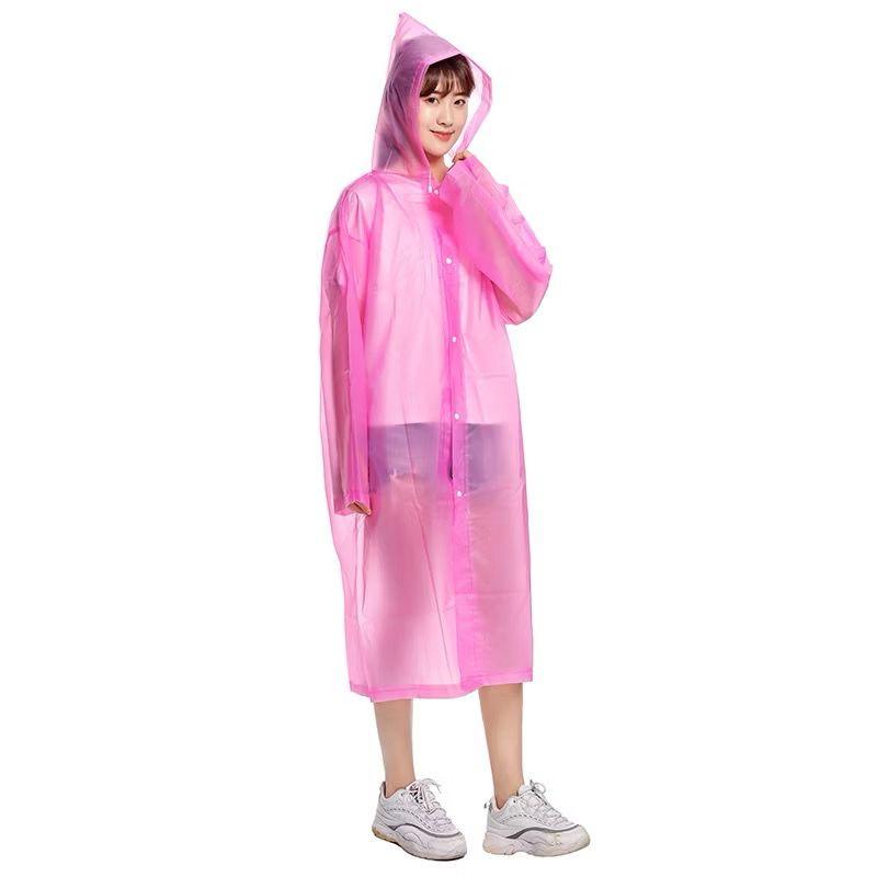 Product Introduction of Jas Hujan Dewasa Terusan Raincoat Mantel Hujan Semi Transparan Polos eva raincoat 15