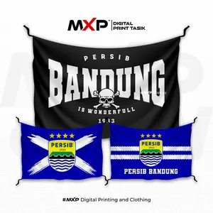 BENDERA BOBOTOH PERSIB BANDUNG BINTANG 4 FULL PRINTING MULTISIZE - BAHAN TC IMPORT TAHAN AIR DAN TIDAK LUNTUR