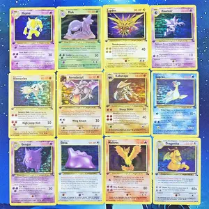 Pokemon 1996 1st Edition Fossil Set Foil Charizard 4-130 Game