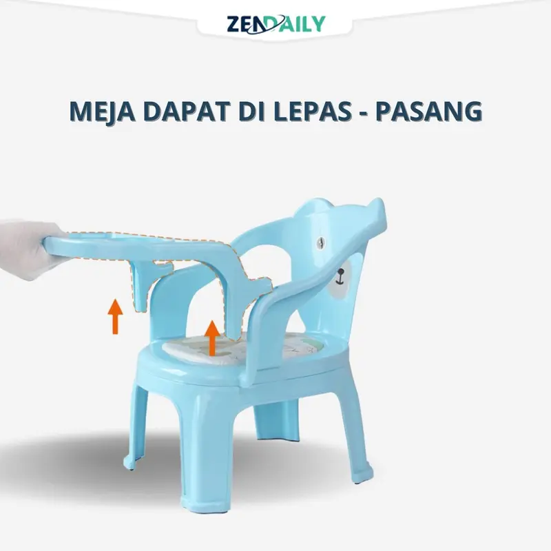 ZENDAILY Kursi Makan Anak Children's Dining Chair Kursi Bayi Kursi Anak 4