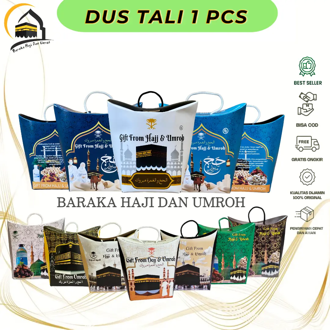 Dus Kosong Tali Unutk Oleh-oleh Haji Dan Umroh 1 Pack / 50pcs