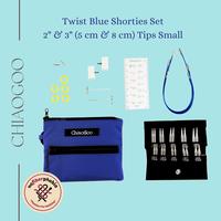 Gambar Jarum Rajut Chiaogoo Twist Blue Shorties 2"&3" (5 cm & 8 cm) Set Small dari Nofiberphobia Kota Surabaya 2 Tokopedia